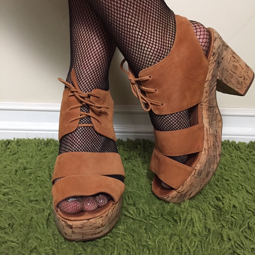 Jeffrey Campbell Franklin suede platform sandals